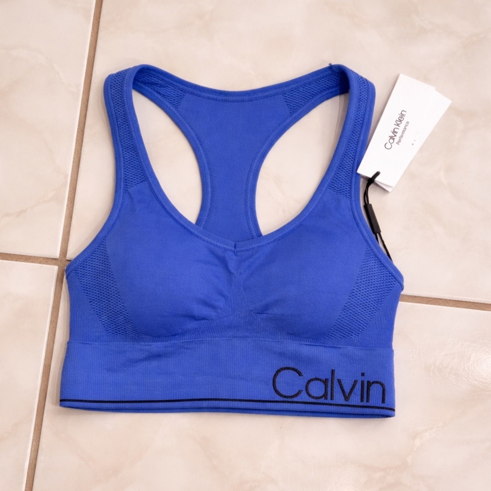 NWT Womens Calvin Klein performance XS Sports Bra​​​​​​​